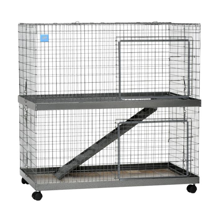 2 level rabbit hutch best sale