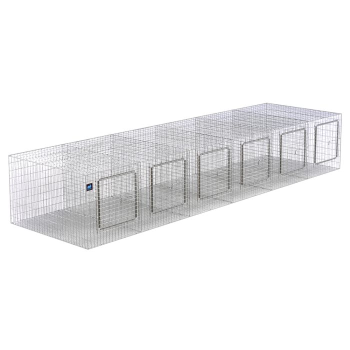 108 x 30 x 18 6x Modular Wire Rabbit Cage