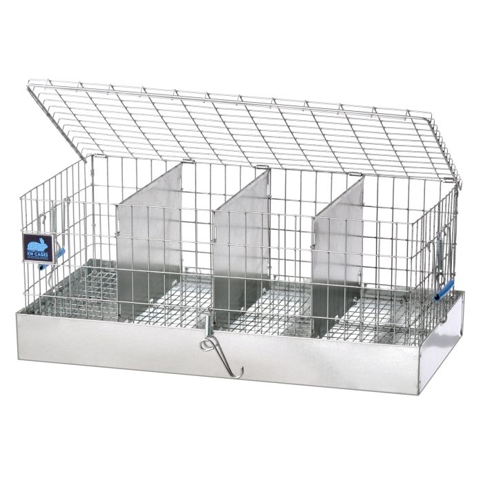 3 hole rabbit cage best sale