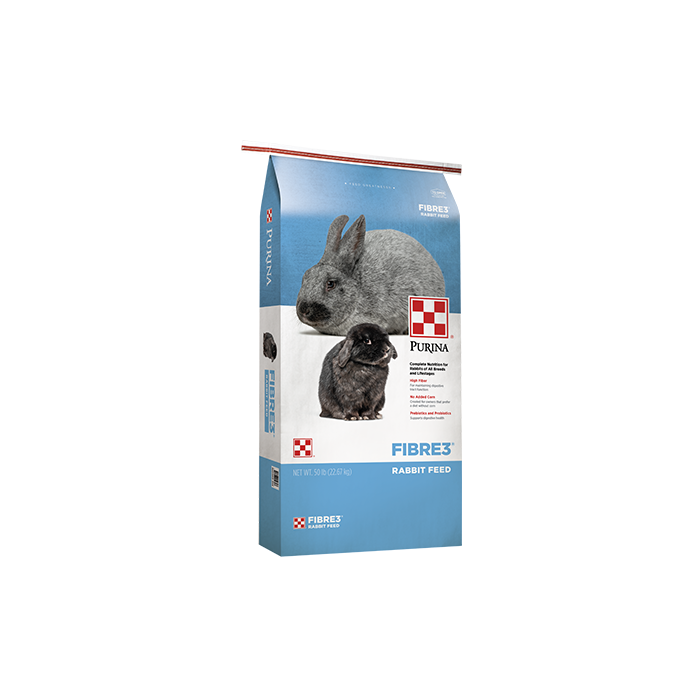 Purina Fibre3 Rabbit Feed 50 lb