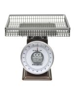 SPRING DIAL SCALE W/ BASKET, 20 LB.