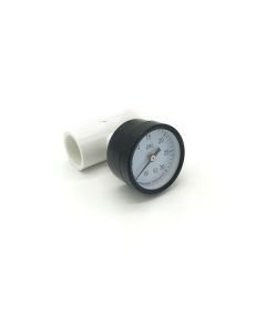 PRESSURE GAUGE UNIT, 1/8" MPT W/PIPE TEE