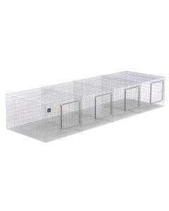 96 X 24 X 18 (4X) MODULAR WIRE RABBIT CAGE