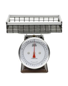 SPRING DIAL SCALE W/ BASKET, 5 LB.