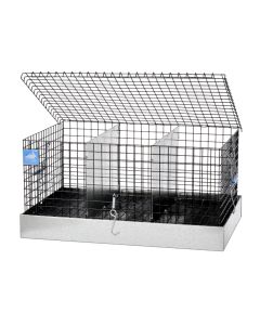 24 X 16 X 12 PVC TRANSPORT CAGE, 3 COMPS. (8X16)