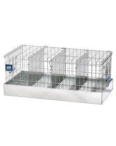 24 X 12 X 10 DWARF RABBIT TRANSPORT CAGE, 4 COMPS (6X12)