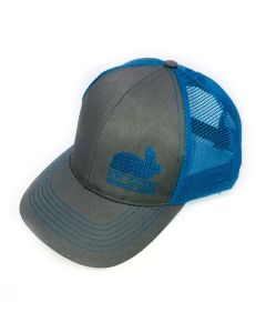 KW Cages Trucker Hat - Charcoal/Cyan